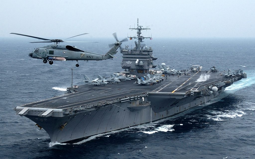 ناوهای-یواس‌اس-آمریکا-و-بانکر-هیل-وارد-آبهای-چین-شدند